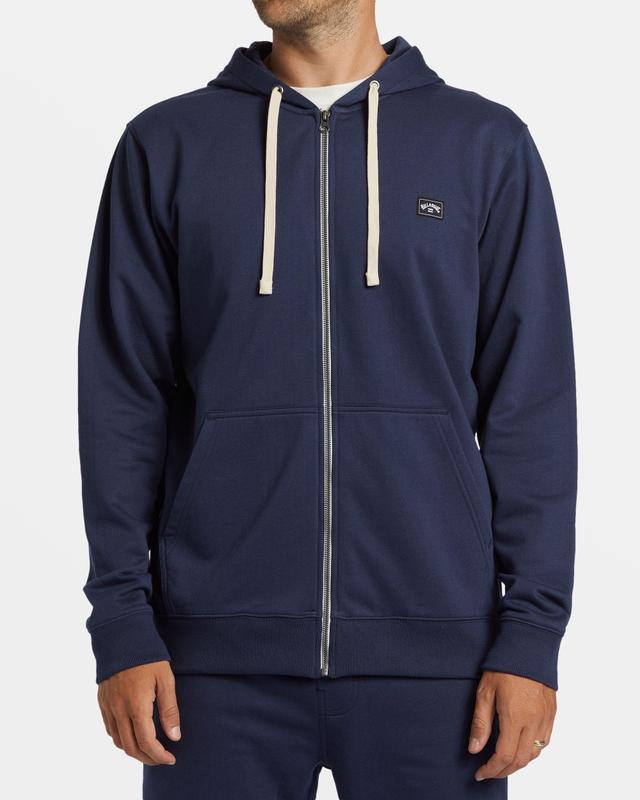 All Day Zip Hoodie - Dusty Navy Male Product Image