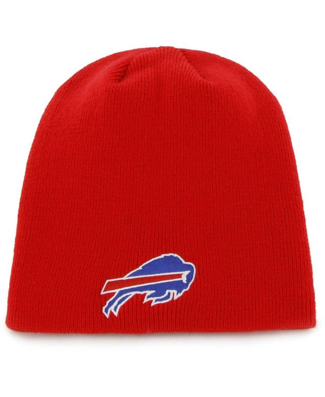 Mens Red Buffalo Bills Secondary Logo Knit Beanie Product Image