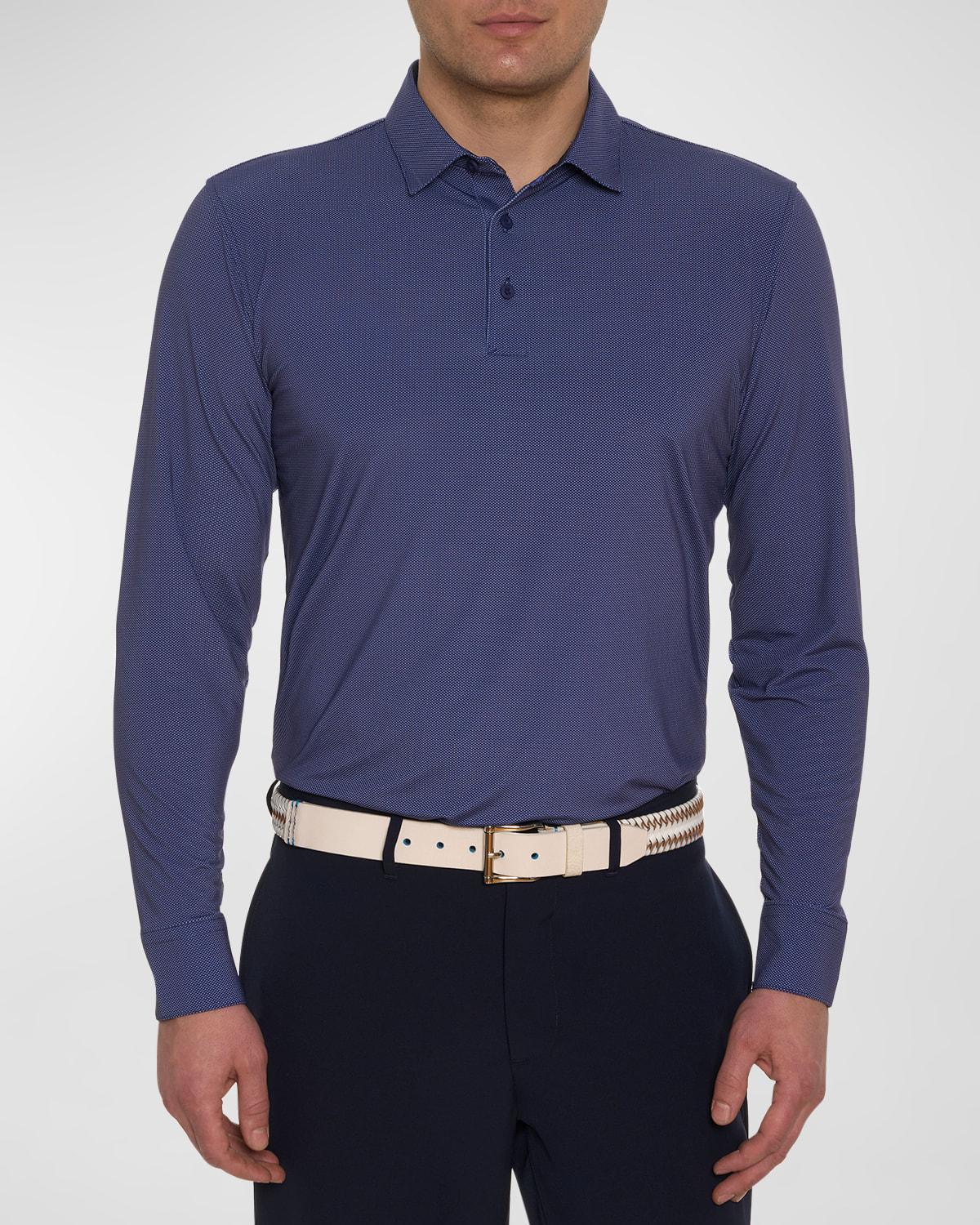 Robert Graham Alastor Long Sleeve Golf Polo Product Image