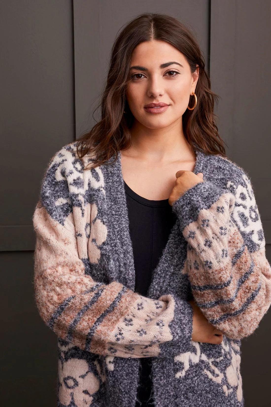 Jacquard Knit Sweater Product Image