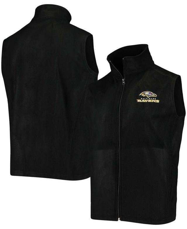 Mens Black Baltimore Ravens Houston Fleece Full-Zip Vest - Black Product Image