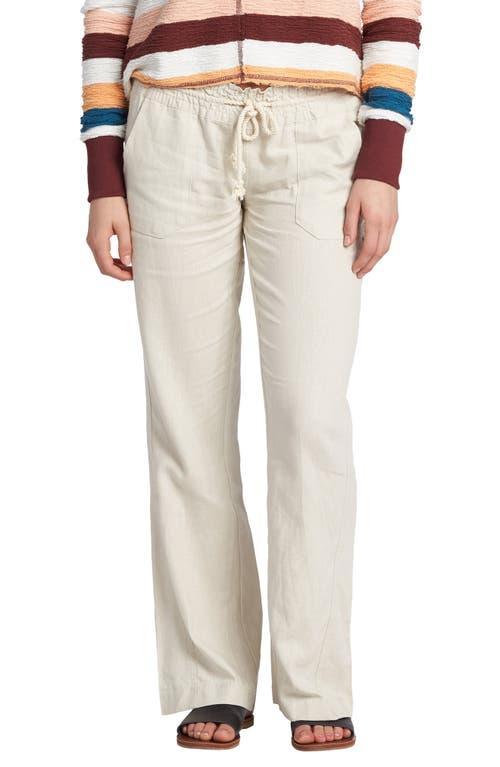 Roxy Oceanside Linen Blend Wide Leg Pants Product Image