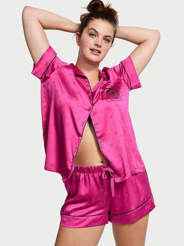 Satin Short Pajama Set Product Image