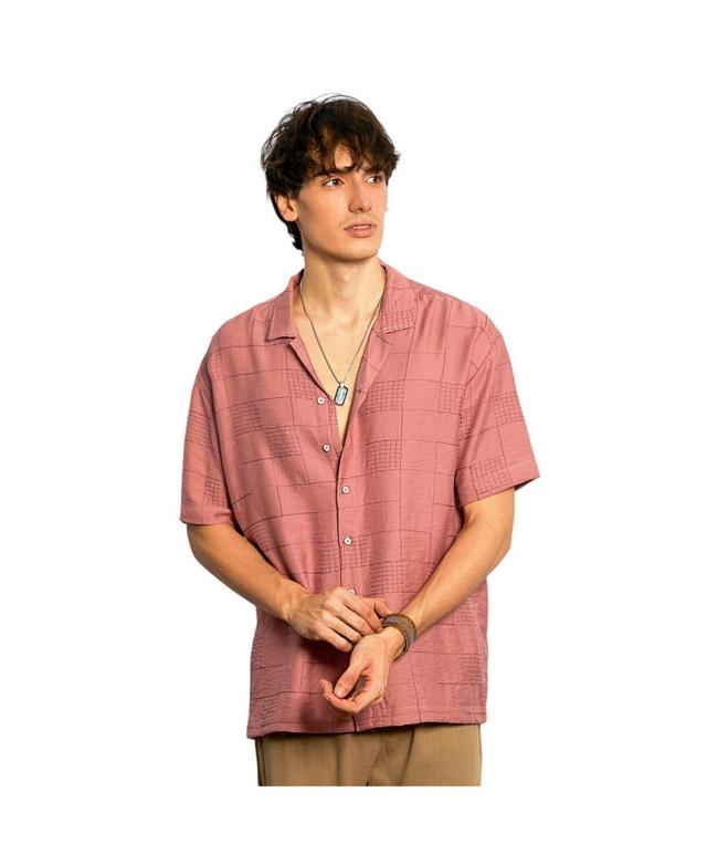 Campus Sutra Mens Breezy Foliage Shirt Product Image