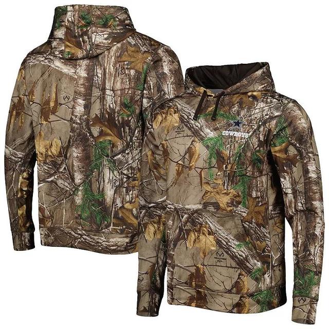 Mens Realtree Camo Dallas Cowboys Champion Tech Fleece Pullover Hoodie Product Image