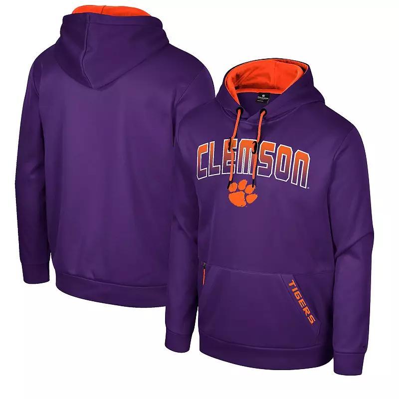 Mens Colosseum Purple Lsu Tigers Reese Pullover Hoodie Product Image