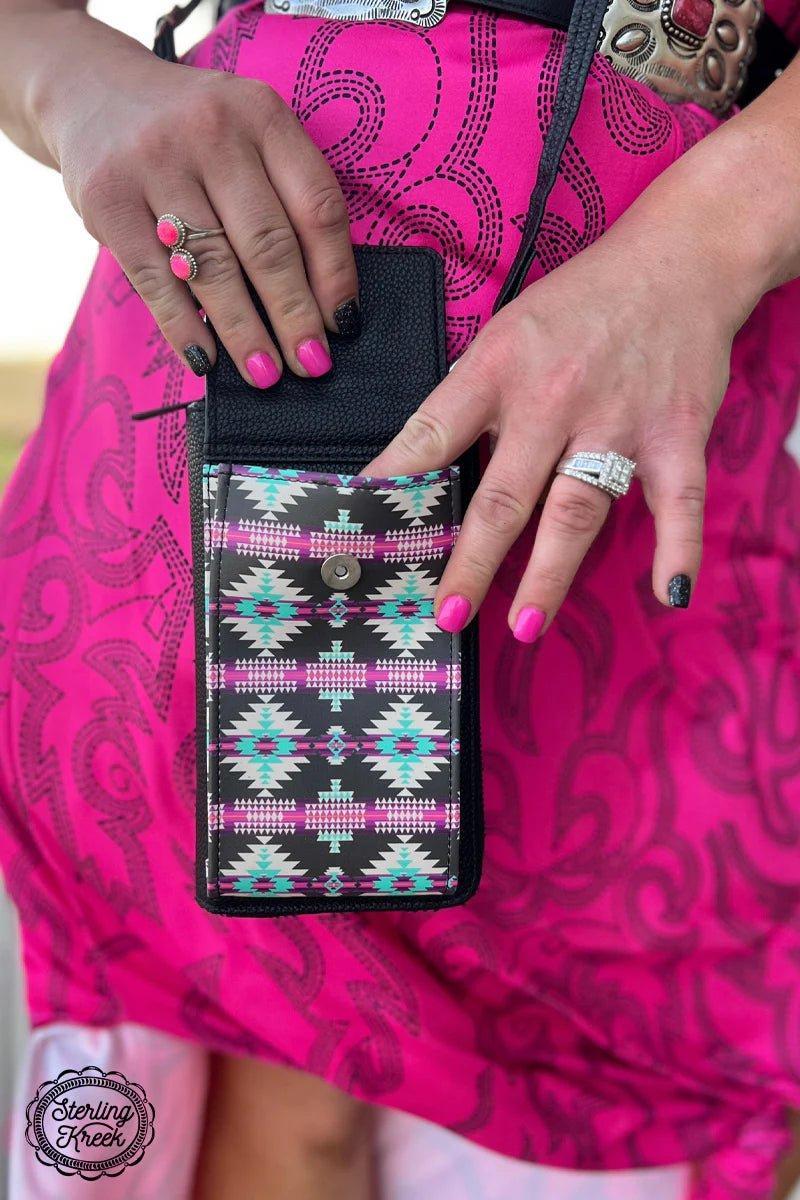 Sterling Kreek Forever Aztec Phone Wallet Bag Product Image