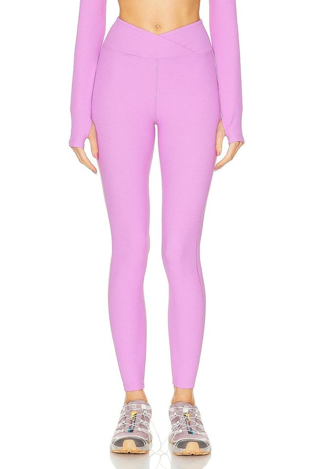 YEAR OF OURS Thermal Veronica Legging Purple. (also in ). Product Image