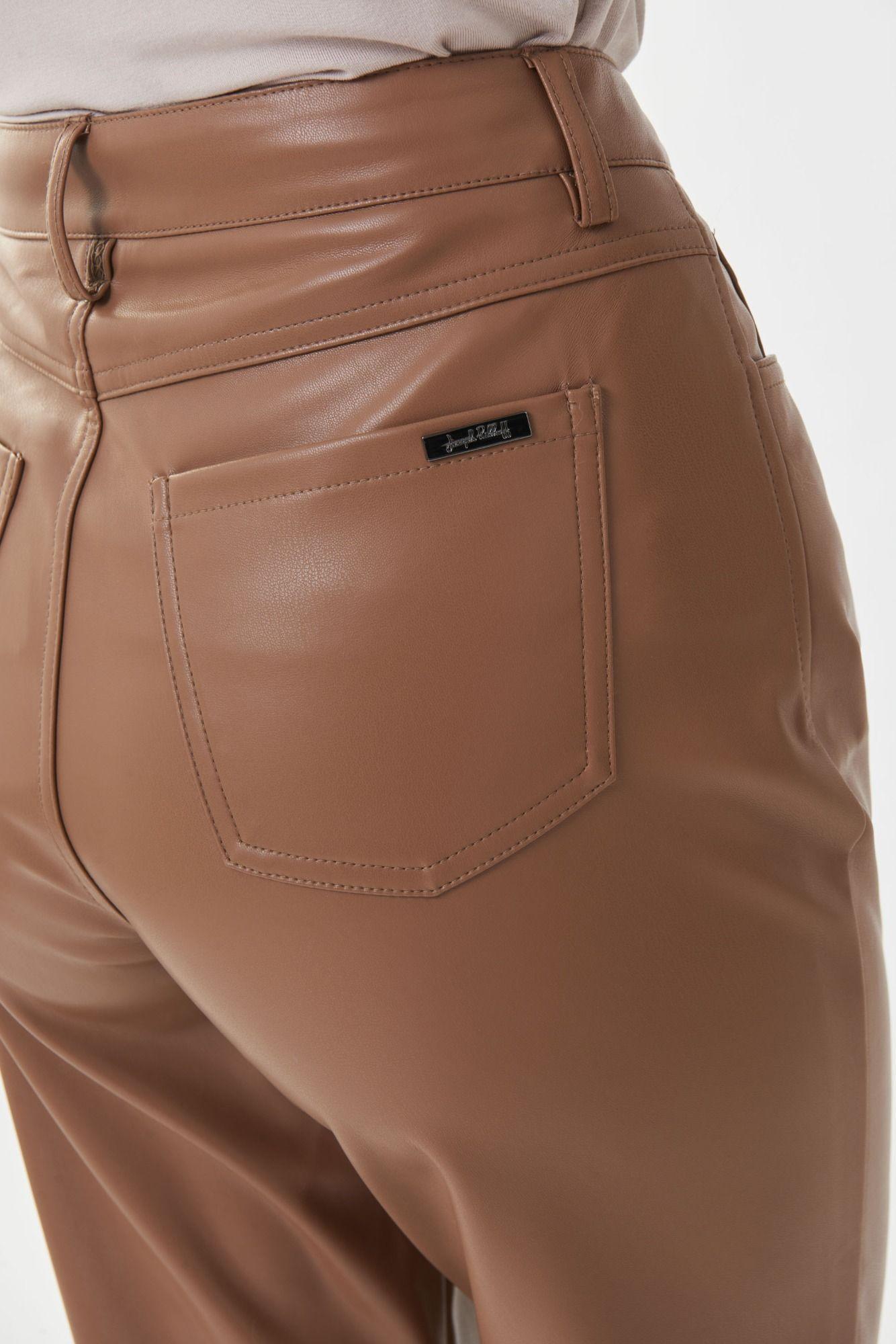 Faux Leather Pants - Nutmeg 223921 Product Image