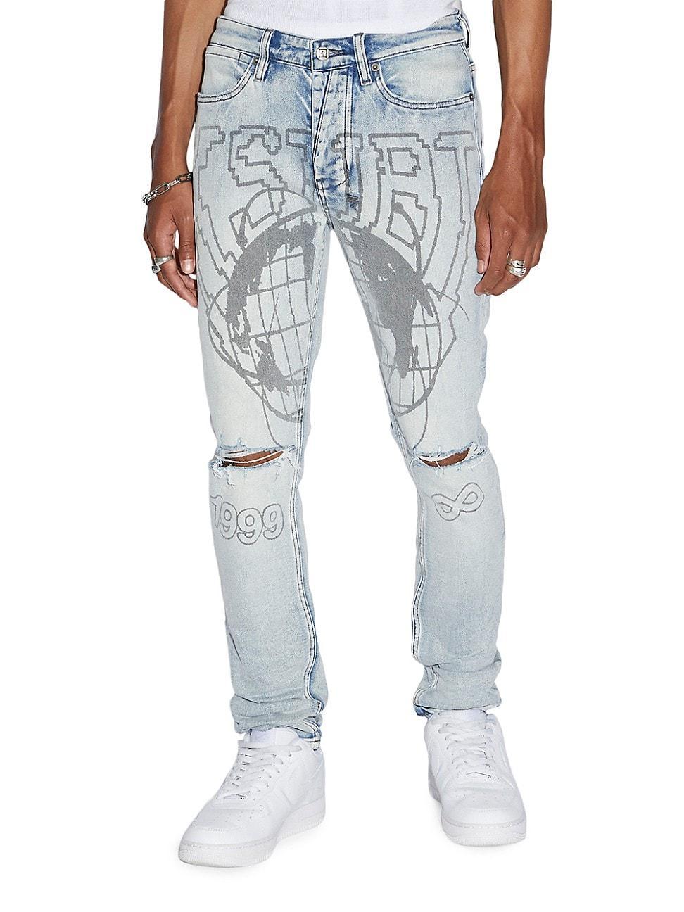 Mens Van Winkle Globe Cycle Skinny Jeans Product Image