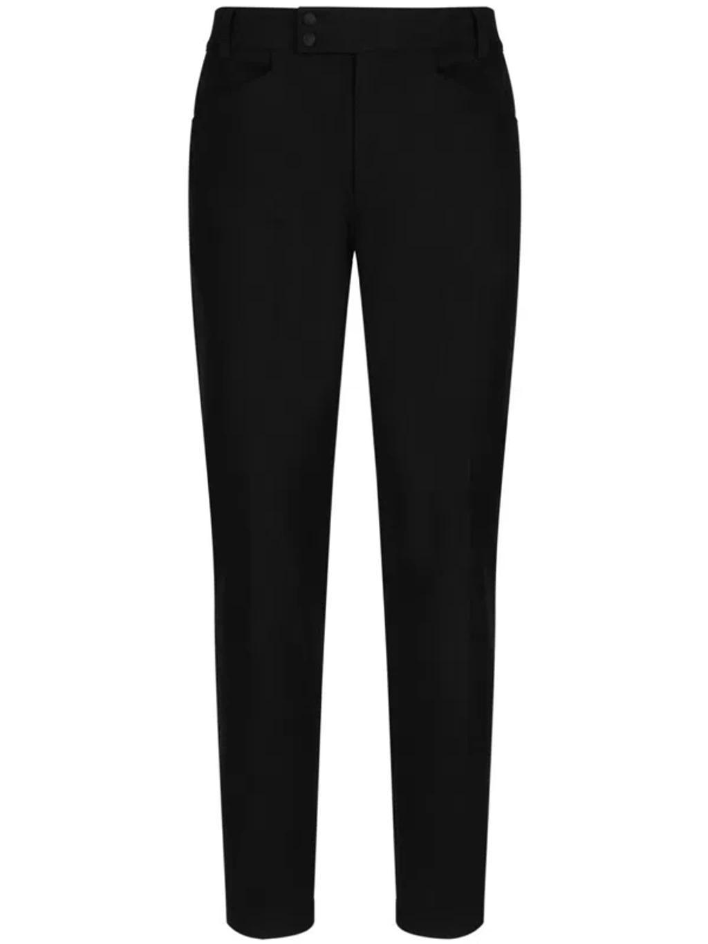 Slim-fit Tailored Trousers In Black Product Image