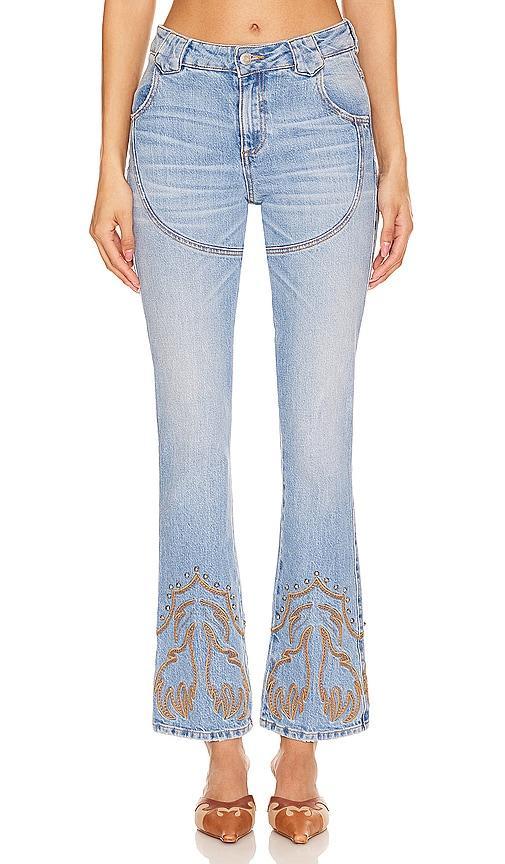 Western Stretch Jeans Product Image