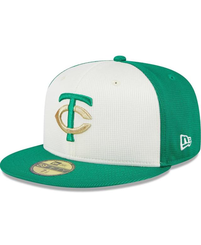 Mens New Era /Green Minnesota Twins 2024 St. Patricks Day 59FIFTY Fitted Hat Product Image