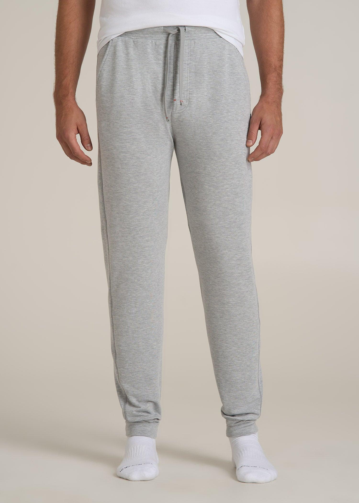 Sleep Joggers for Tall Men in Grey Mix Male Product Image