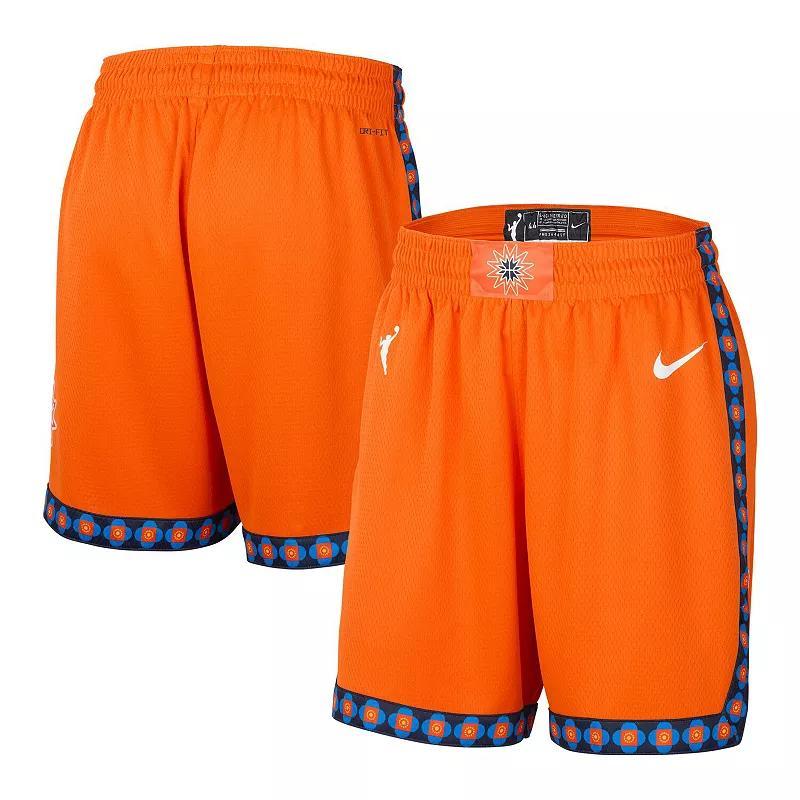 Womens Nike Orange Connecticut Sun On-Court Victory Performance Shorts Product Image