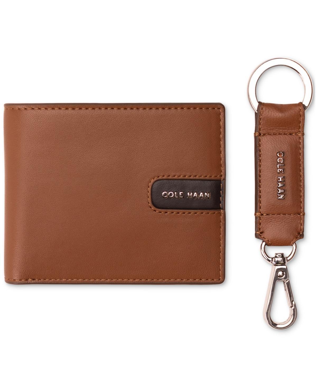 Cole Haan Mens Slim Leather Billfold with Key Fob Product Image