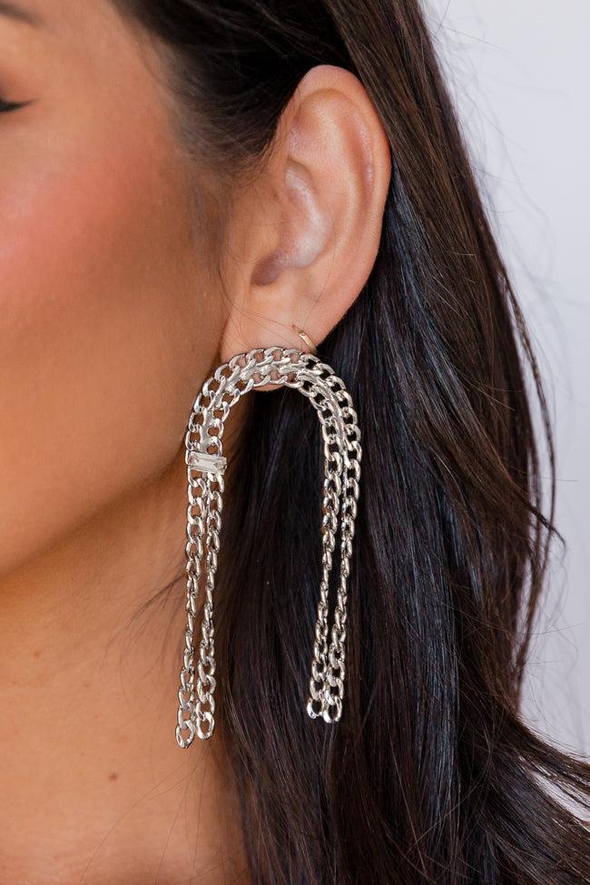 Chain U-Shaped Earrings Product Image