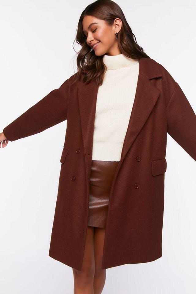 Double-Breasted Duster Coat | Forever 21 Product Image