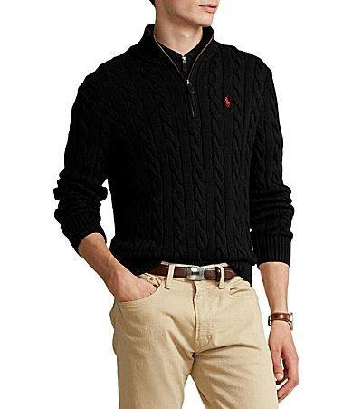 Polo Ralph Lauren Cable Knit Cotton Quarter Product Image