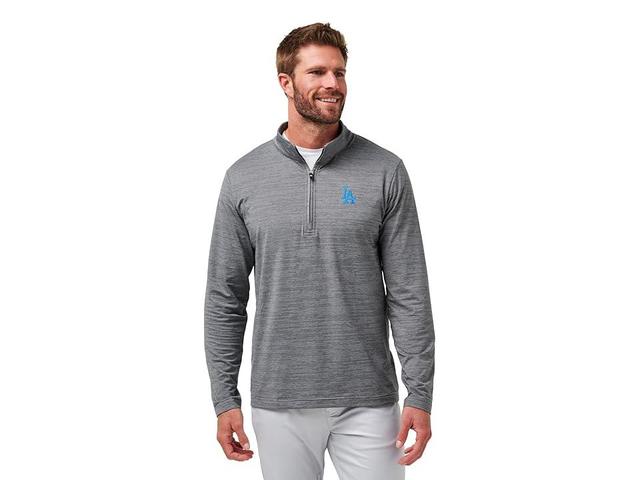 TravisMathew Los Angeles Dodgers The Heater 1/4 Zip (Sleet/Quiet Shade) Men's Sweatshirt Product Image