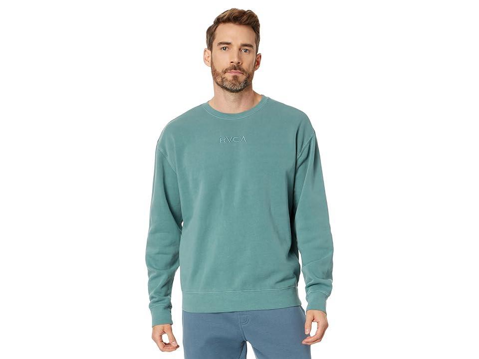 RVCA PTC Crew Sweatshirt (Evergreen) Men's Clothing Product Image