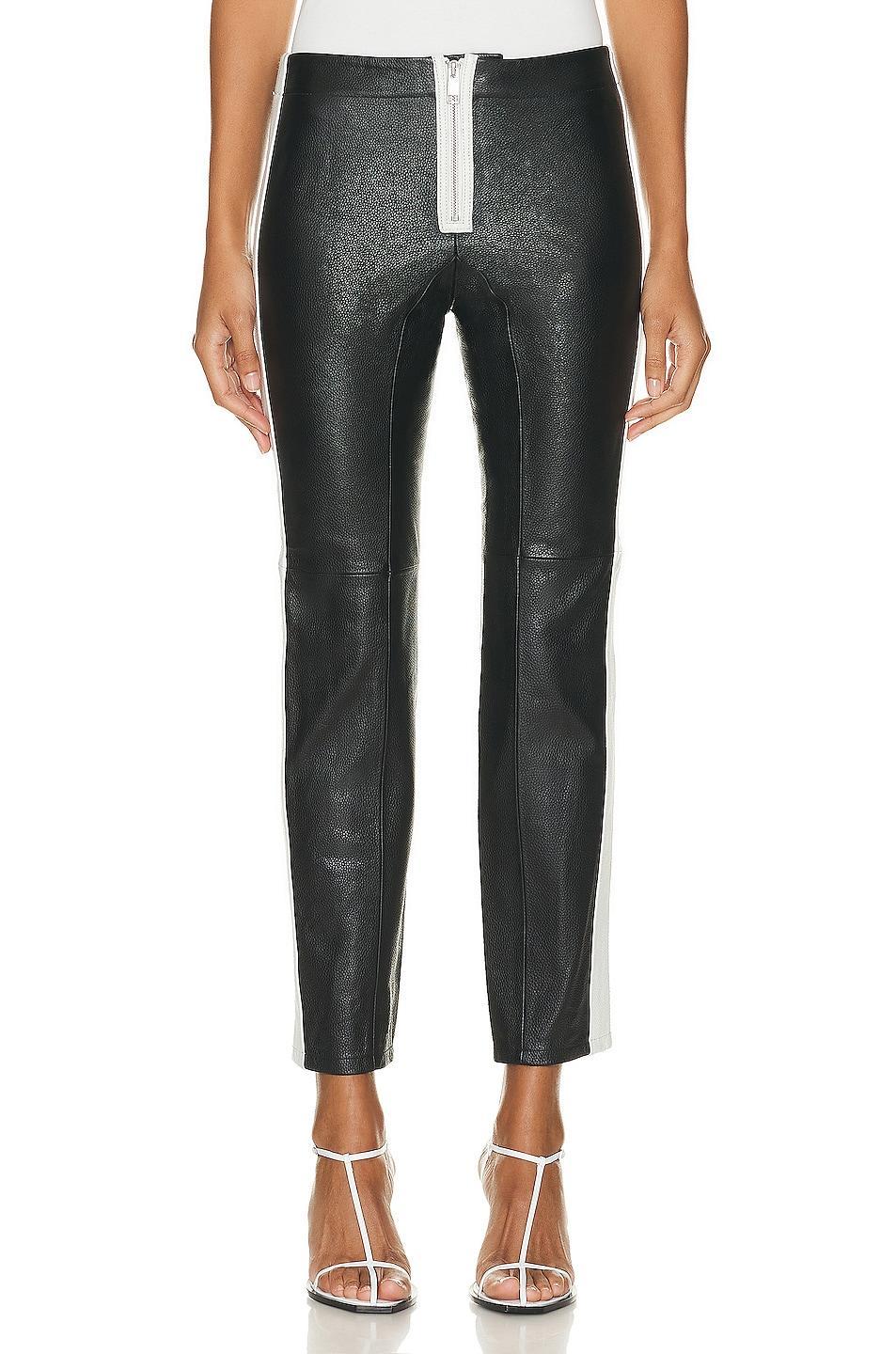 GRLFRND The Leather Moto Pant Black. (also in 24, 25, 26, 27, 28, 29, 30). Product Image