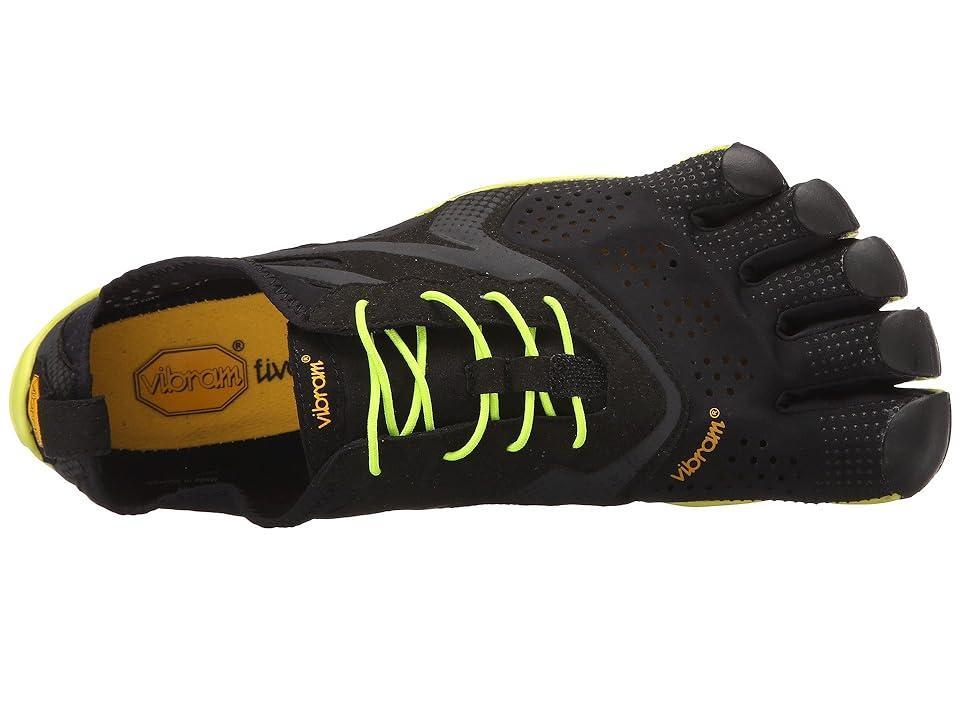 Vibram FiveFingers V-Run (Black/Yellow) Men's Shoes Product Image