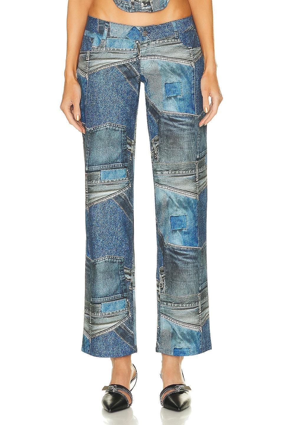 Miaou Atlas Pant in Blue Product Image