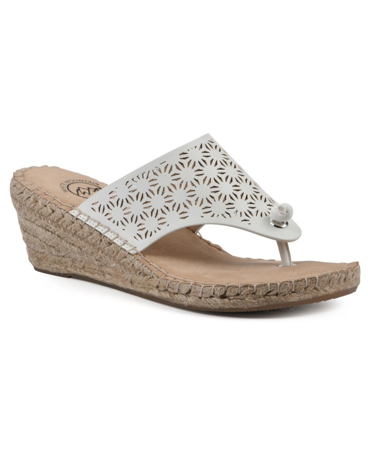 White Mountain Womens Beaux Espadrille Wedge Sandals Product Image