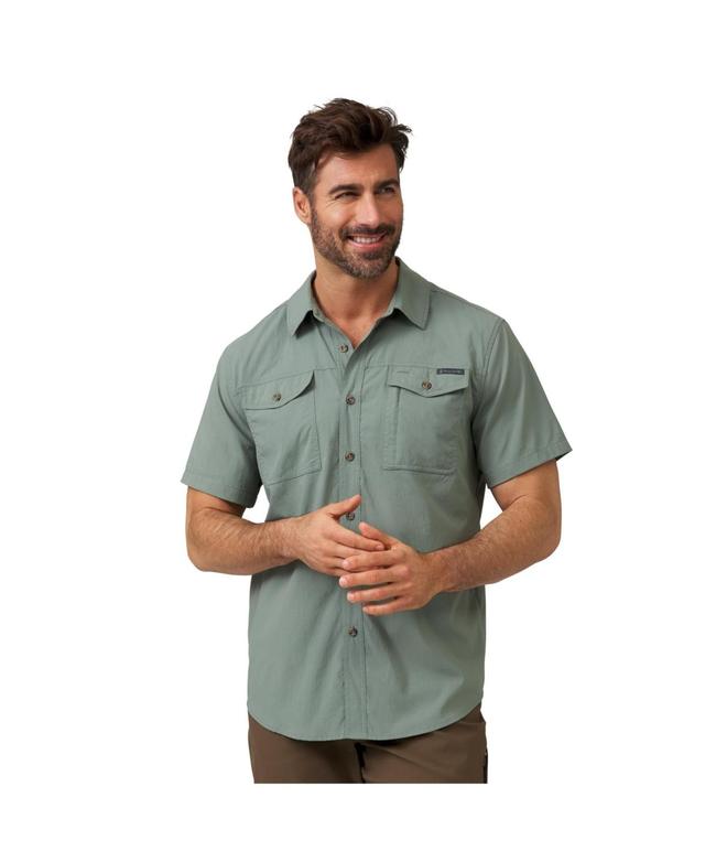 Free Country Mens Expedition Nylon Rip-Stop Short Sleeve Shirt Product Image