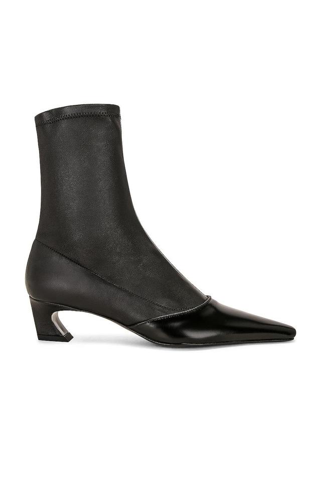 Acne Studios Pointed Toe Ankle Boot in Black - Black. Size 37 (also in 36, 38). Product Image