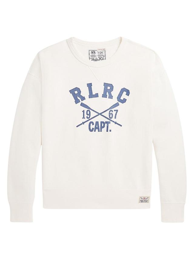 Mens Vintage Fleece Crewneck Sweatshirt Product Image