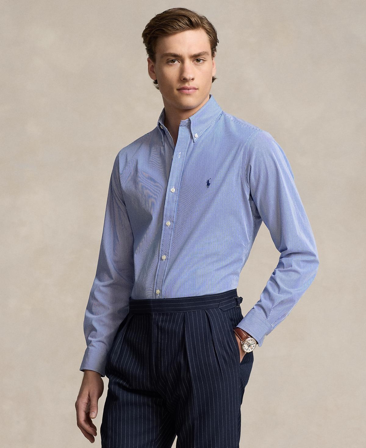 Polo Ralph Lauren Mens Classic-Fit Stretch Poplin Shirt Product Image