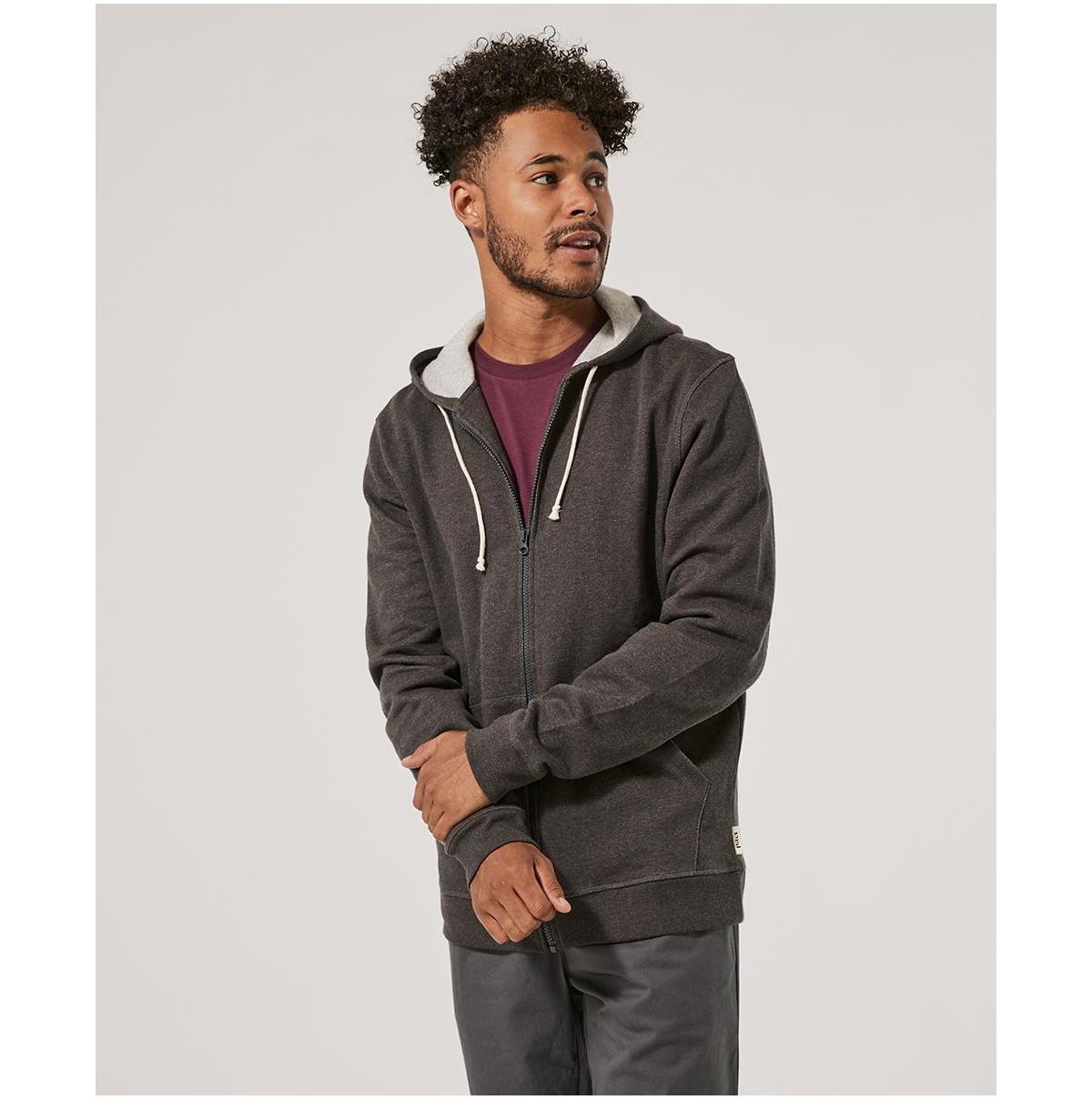 Mens Cloud Brushed Fleece Zip Hoodie 2XL Product Image