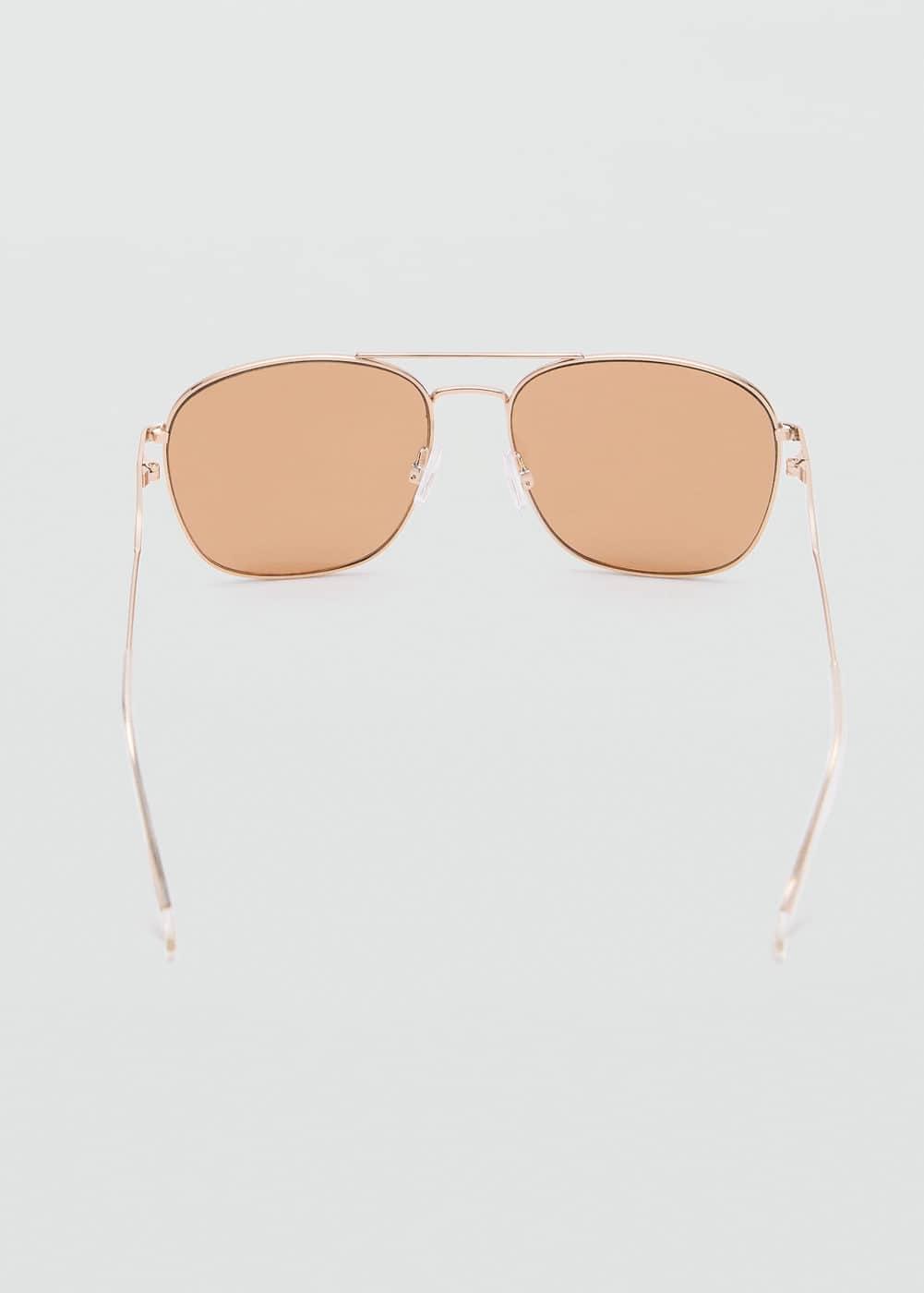 MANGO - Metallic frame sunglasses - One size - Women Product Image