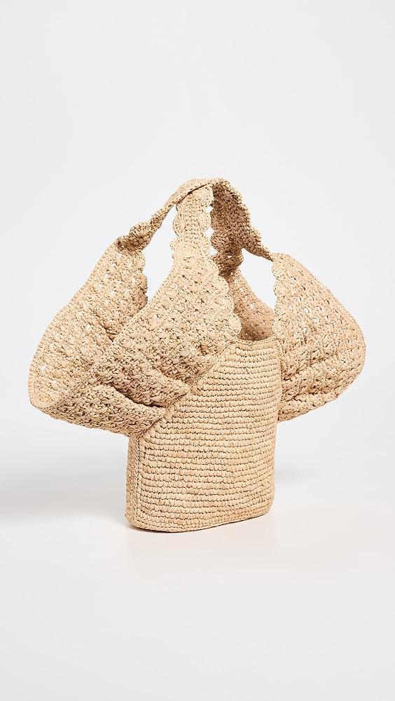 Zimmermann Zimmermann Raffia Bucket Bag | Shopbop Product Image