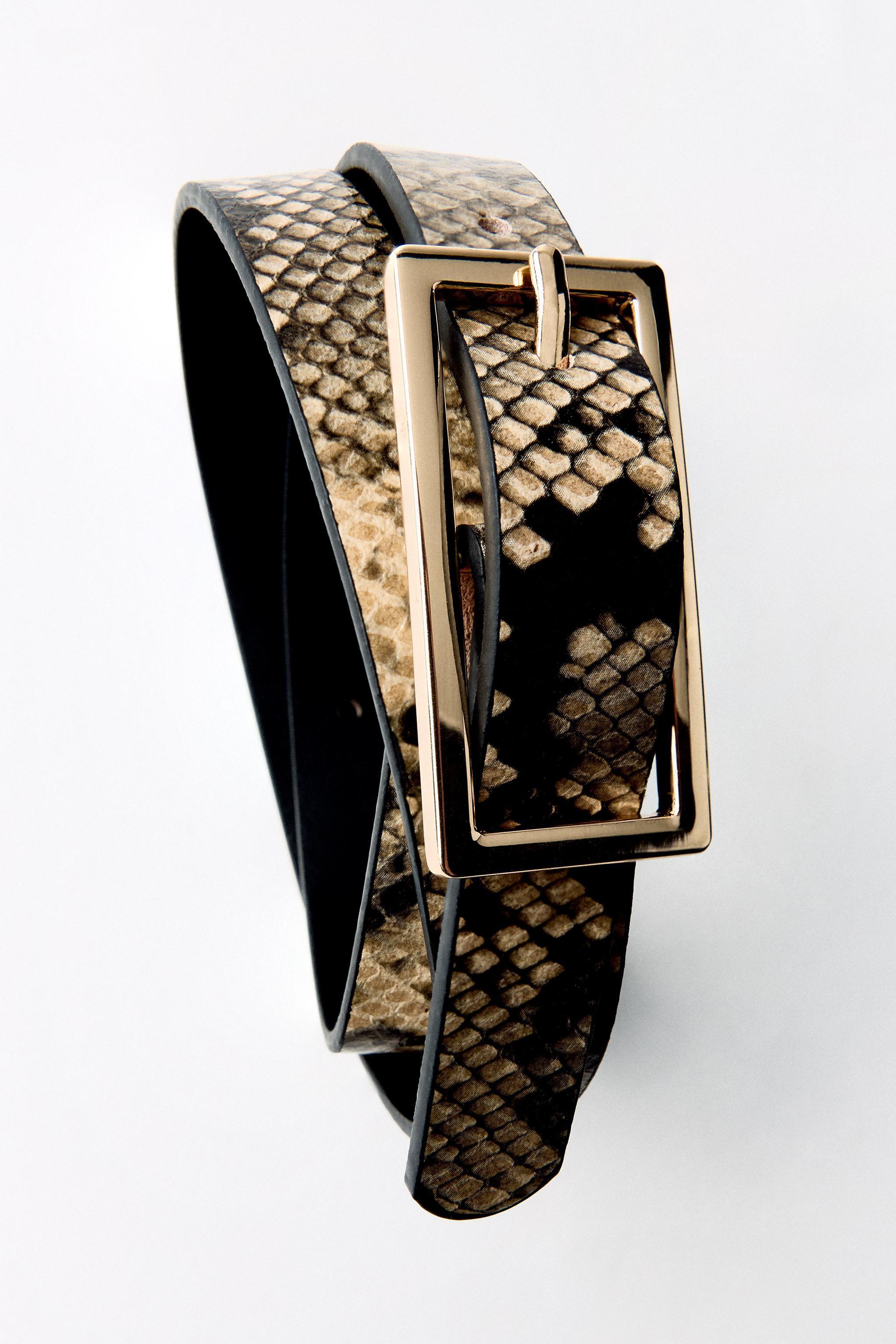 ANIMAL PRINT THIN BELT Product Image