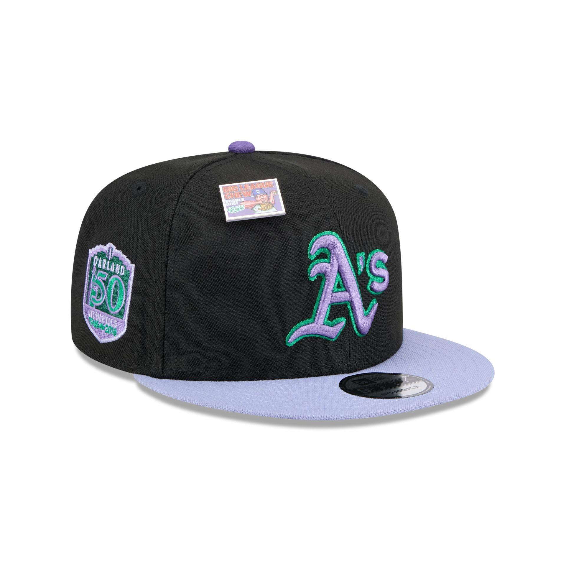 Big League Chew X Oakland Athletics Grape 9FIFTY Snapback Hat Male Product Image