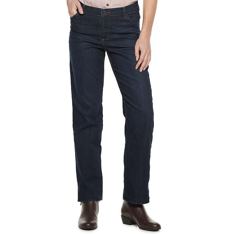 Stretch Relaxed Fit Strght Jeans Product Image