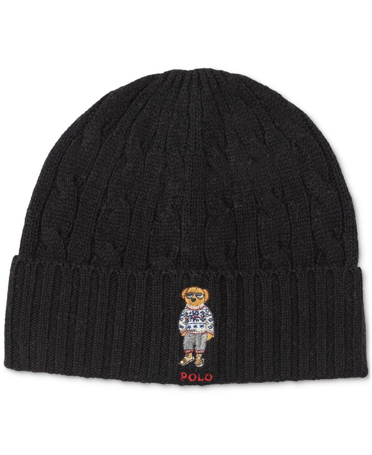 Polo Ralph Lauren Mens Holiday Bear Cable Beanie Product Image