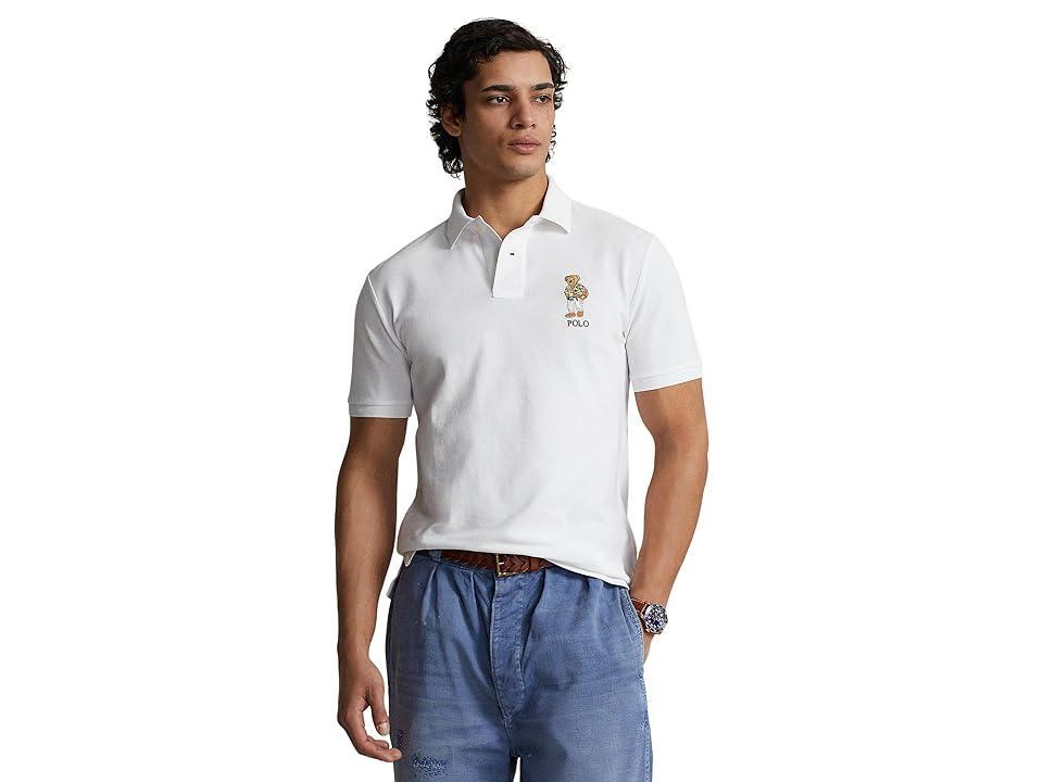 Polo Ralph Lauren Mens Custom Slim Fit Polo Bear Polo Shirt Product Image