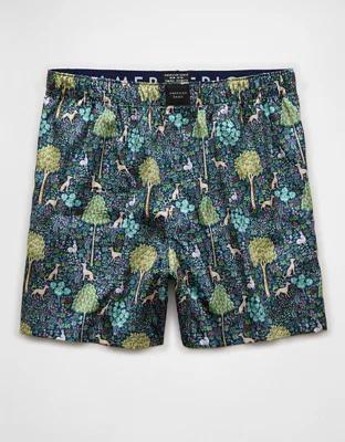 AEO Men's Fields Tapestry Satin Pocket Boxer Short Product Image