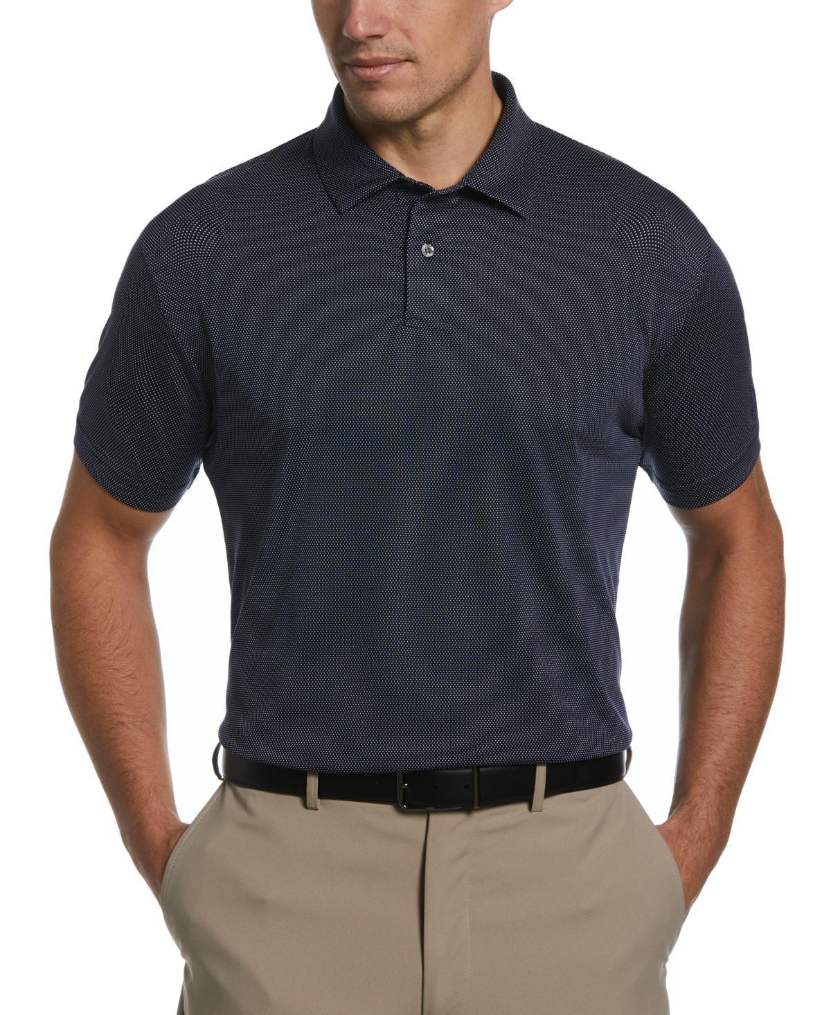 Pga Tour Mens Birdseye Textured Short-Sleeve Performance Polo Shirt Product Image