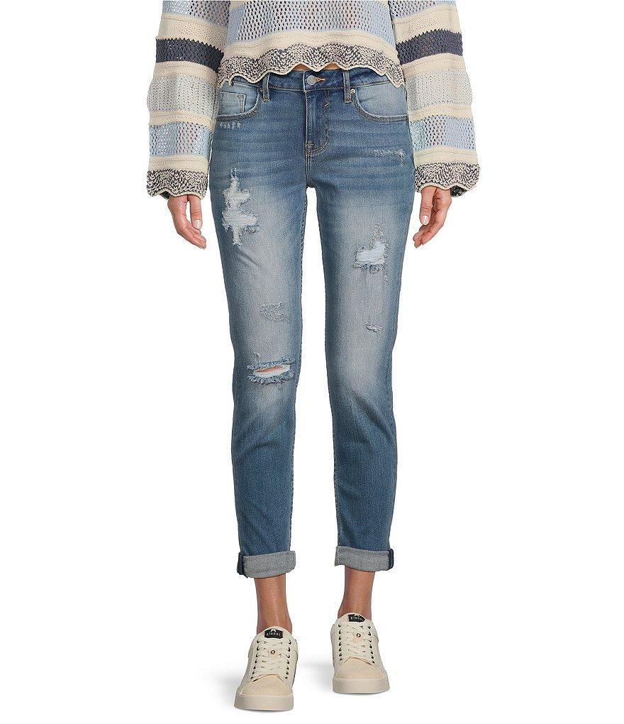 Vigoss Thompson Destructed Tomboy Jeans product image