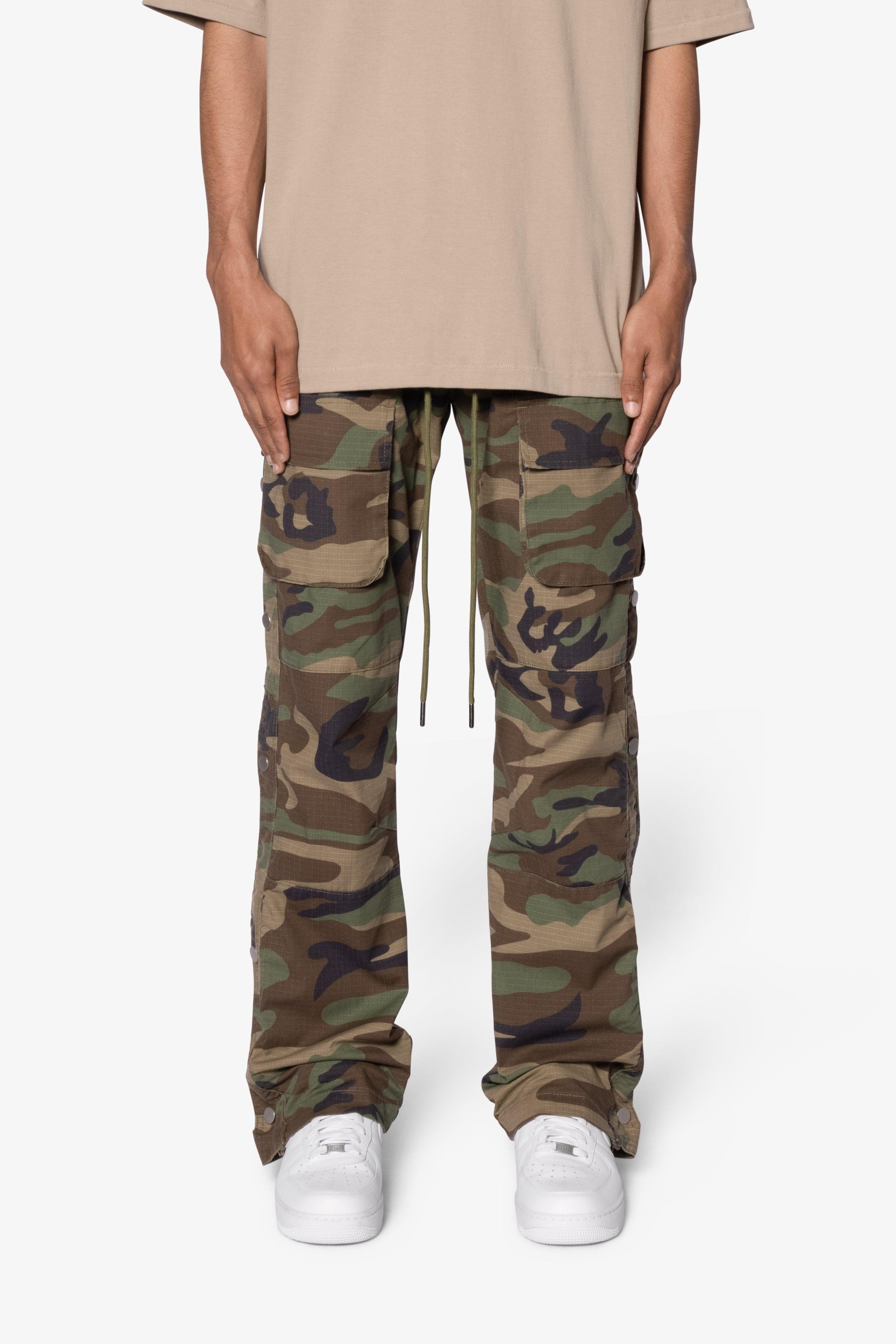 Snap Front Cargo Pants - Camo product image