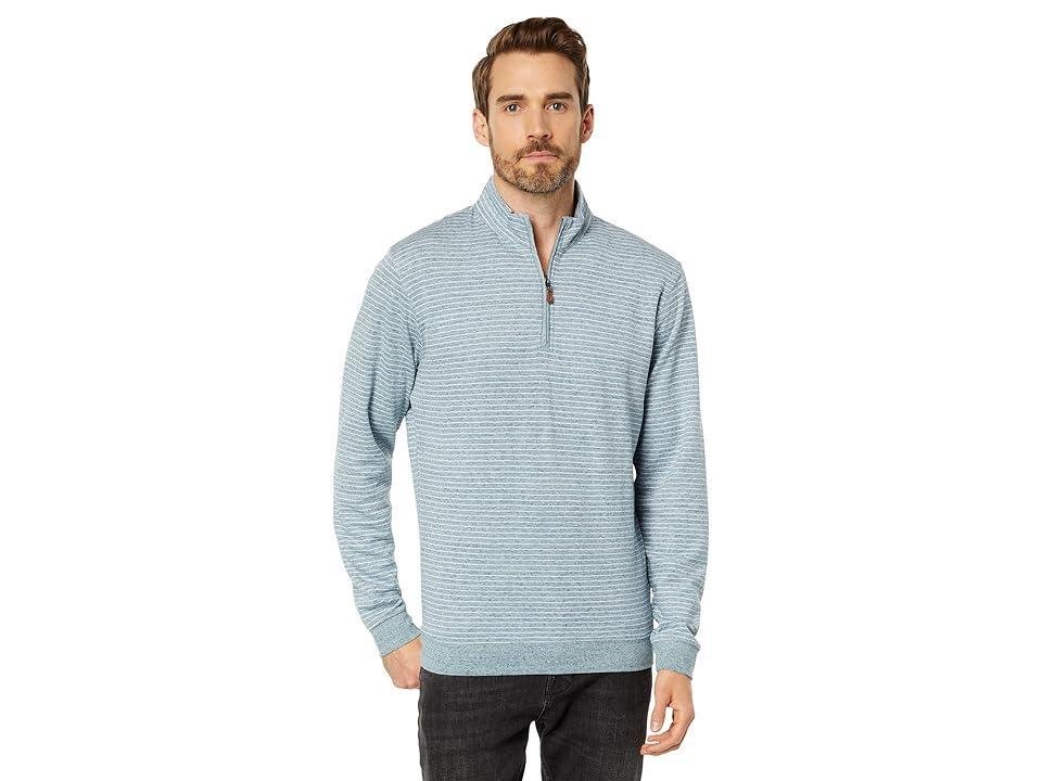 johnnie-O Skiles Performance 1/4 Zip (Shadow) Men's Clothing Product Image