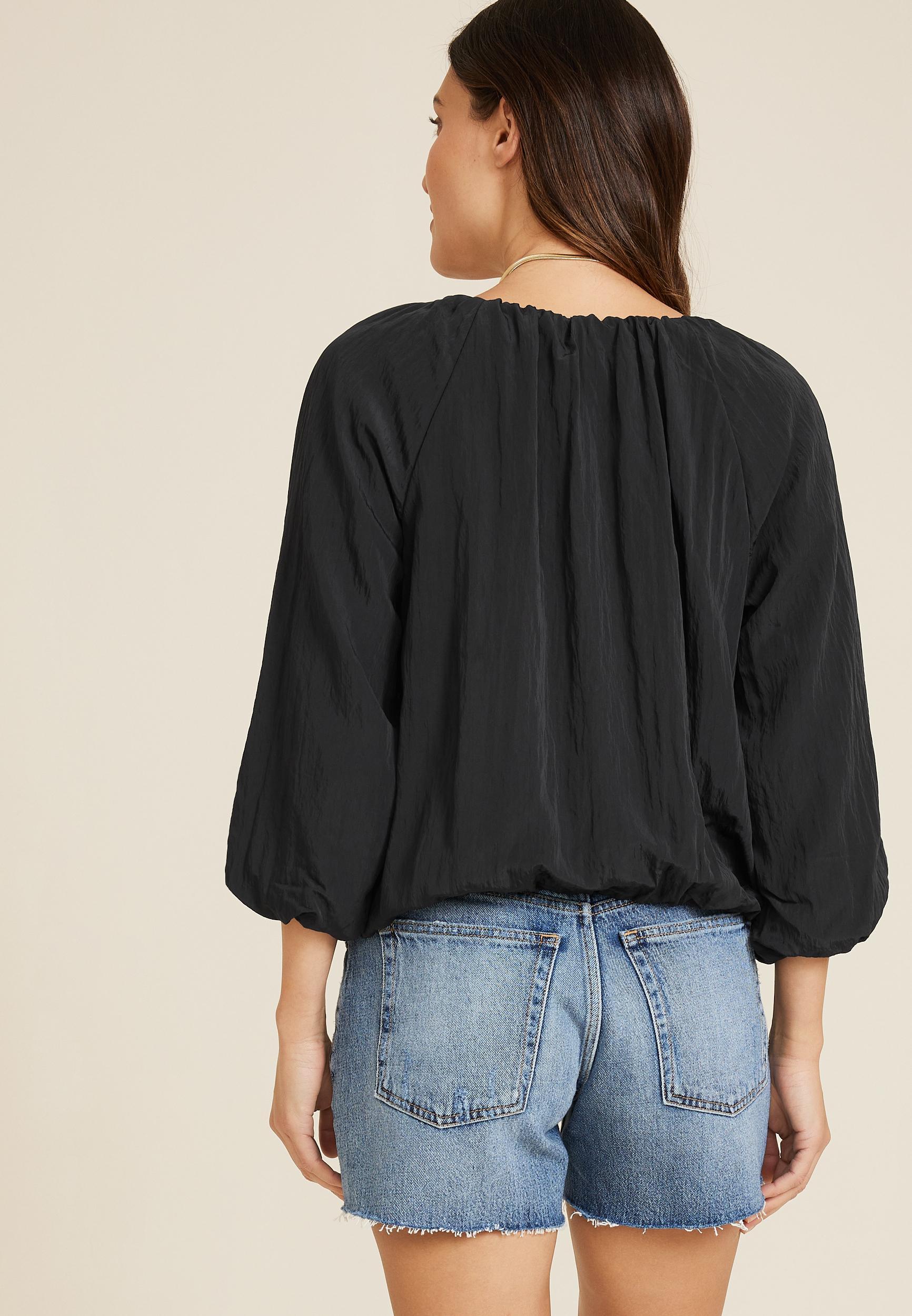 Bubble Hem Blouse Product Image