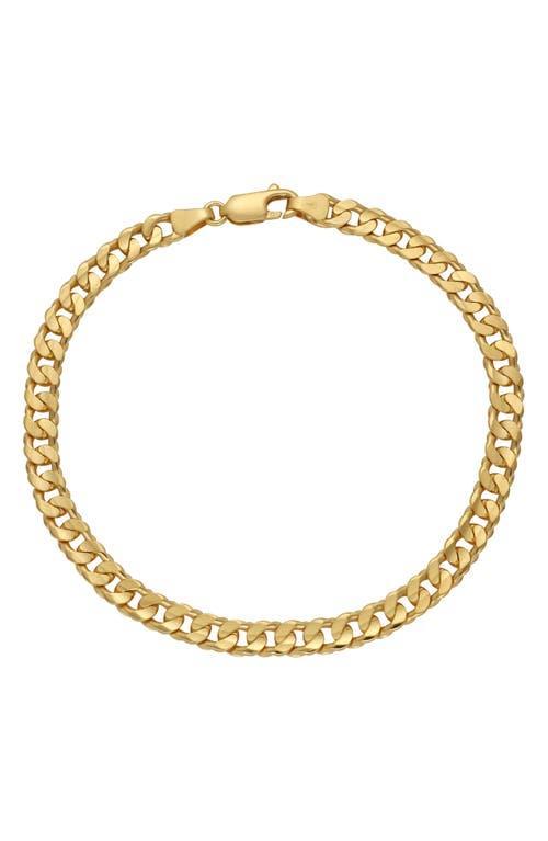 Bony Levy Mens 14k Gold Curb Chain Bracelet Product Image