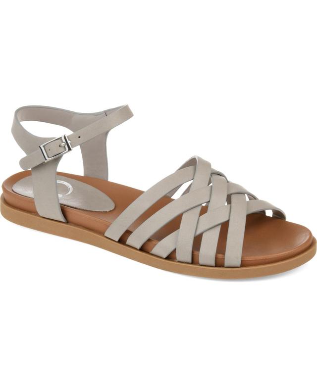 Journee Collection Kimmie Womens Sandals White Product Image