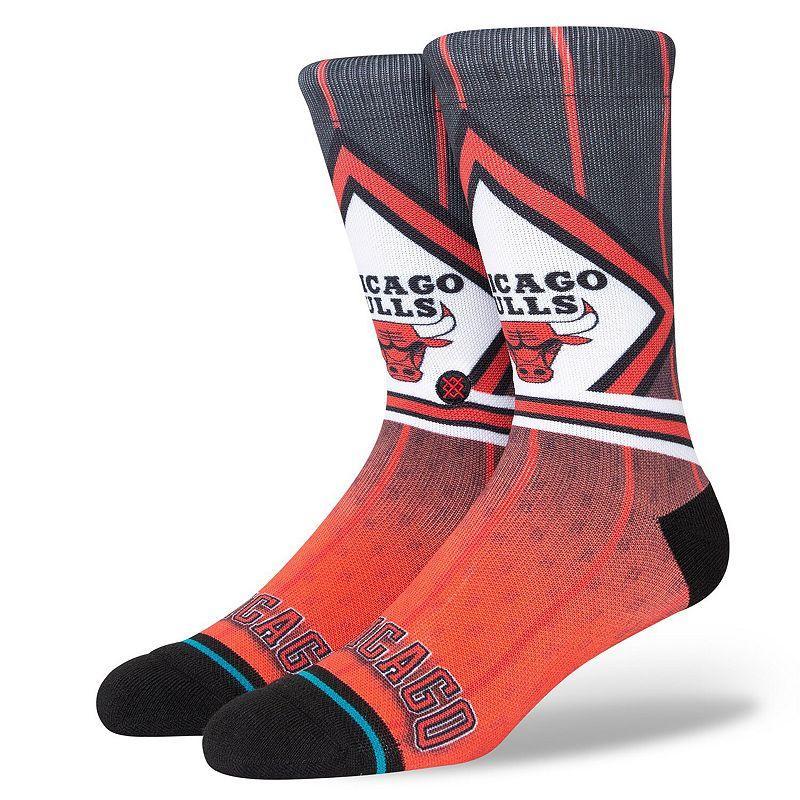 Mens Stance Chicago Bulls Hardwood Classics Fader Collection Crew Socks Product Image